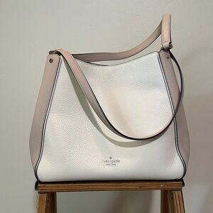 Kate Spade Cream and Tan Shoulder Bag